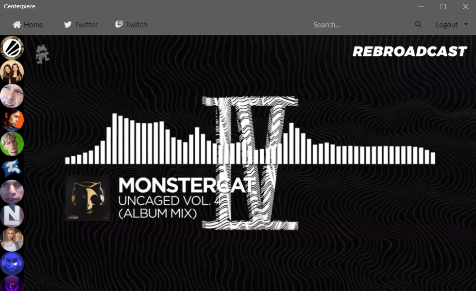 Twitch Page - Centerpiece